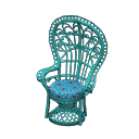 Peacock Chair Animal Crossing New Horizons | ACNH Critter - Nookmall