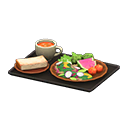 Veggie Plate Meal Animal Crossing New Horizons | ACNH Critter - Nookmall