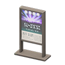 Poster Stand Animal Crossing New Horizons | ACNH Critter - Nookmall