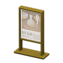 Poster Stand Animal Crossing New Horizons | ACNH Critter - Nookmall