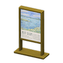 Poster Stand Animal Crossing New Horizons | ACNH Critter - Nookmall