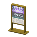 Poster Stand Animal Crossing New Horizons | ACNH Critter - Nookmall