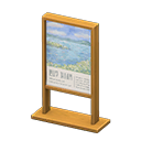 Poster Stand Animal Crossing New Horizons | ACNH Critter - Nookmall