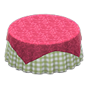 Large Covered Round Table Animal Crossing New Horizons | ACNH Critter - Nookmall