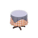 Small Covered Round Table Animal Crossing New Horizons | ACNH Critter - Nookmall