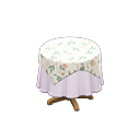 Small Covered Round Table Animal Crossing New Horizons | ACNH Critter - Nookmall