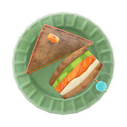 Buy Salmon Sandwich DIY Animal Crossing New Horizons | ACNH Items - Nookmall