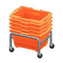 Stacked Shopping Baskets Animal Crossing New Horizons | ACNH Critter - Nookmall