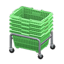 Stacked Shopping Baskets Animal Crossing New Horizons | ACNH Critter - Nookmall