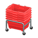Stacked Shopping Baskets Animal Crossing New Horizons | ACNH Critter - Nookmall