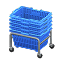 Stacked Shopping Baskets Animal Crossing New Horizons | ACNH Critter - Nookmall