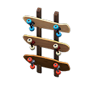 Skateboard Wall Rack