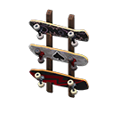 Skateboard Wall Rack