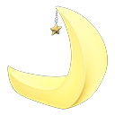 Crescent-Moon Chair Animal Crossing New Horizons | ACNH Critter - Nookmall