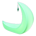 Crescent-Moon Chair Animal Crossing New Horizons | ACNH Critter - Nookmall