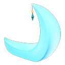 Crescent-Moon Chair Animal Crossing New Horizons | ACNH Critter - Nookmall