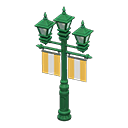Street Lamp With Banners Animal Crossing New Horizons | ACNH Critter - Nookmall