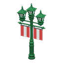 Street Lamp With Banners Animal Crossing New Horizons | ACNH Critter - Nookmall