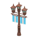 Street Lamp With Banners Animal Crossing New Horizons | ACNH Critter - Nookmall