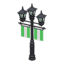 Street Lamp With Banners Animal Crossing New Horizons | ACNH Critter - Nookmall