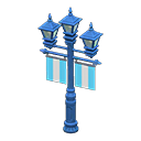 Street Lamp With Banners Animal Crossing New Horizons | ACNH Critter - Nookmall