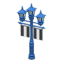 Street Lamp With Banners Animal Crossing New Horizons | ACNH Critter - Nookmall