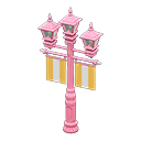 Street Lamp With Banners Animal Crossing New Horizons | ACNH Critter - Nookmall