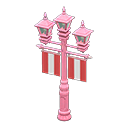 Street Lamp With Banners Animal Crossing New Horizons | ACNH Critter - Nookmall