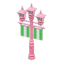 Street Lamp With Banners Animal Crossing New Horizons | ACNH Critter - Nookmall