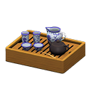 Traditional Tea Set Animal Crossing New Horizons | ACNH Critter - Nookmall