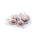 Fancy Tea Set Animal Crossing New Horizons | ACNH Critter - Nookmall