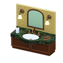 Fancy Bathroom Vanity Animal Crossing New Horizons | ACNH Critter - Nookmall