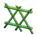 Green Bamboo Fence Animal Crossing New Horizons | ACNH Items - Nookmall