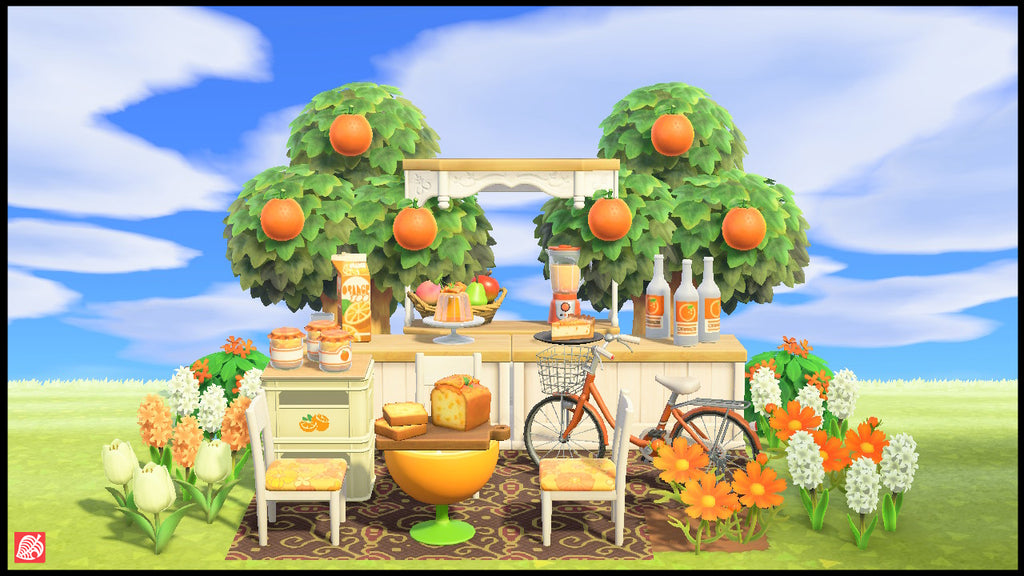 Mini juego de picnic naranja
