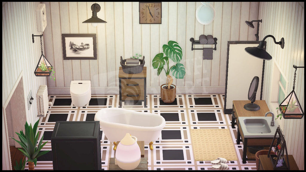 Modern Bathroom Items for Animal Crossing New Horizons ACNH Nook Mall