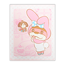 My Melody Poster Animal Crossing New Horizons | ACNH Items - Nookmall