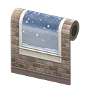 Falling-Snow Wall Animal Crossing New Horizons ACNH – Nook Mall