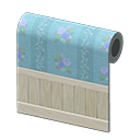 Blue Blossoming Wall Animal Crossing New Horizons ACNH – Nook Mall