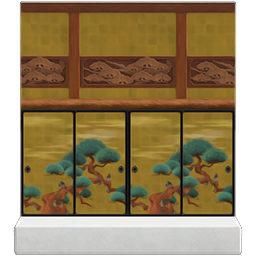 Gold-Screen Wall DIY Recipe