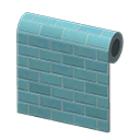 Blue Subway-Tile Wall Animal Crossing New Horizons ACNH – Nook Mall