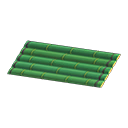 Green Bamboo Mat DIY