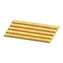 Yellow Bamboo Mat DIY