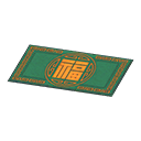 Green Exquisite Rug Animal Crossing New Horizons | ACNH Items - Nookmall