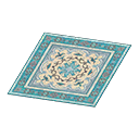 Blue Persian Rug Animal Crossing New Horizons | ACNH Items - Nookmall