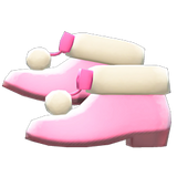 Pom-Pom Boots Animal Crossing New Horizons | ACNH Items - Nookmall