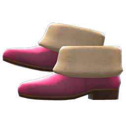 Faux-Fur Ankle Booties Animal Crossing New Horizons | ACNH Items - Nookmall