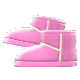 Faux-Shearling Boots Animal Crossing New Horizons | ACNH Items - Nookmall