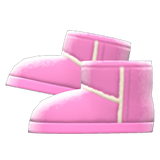 Faux-Shearling Boots Animal Crossing New Horizons | ACNH Items - Nookmall