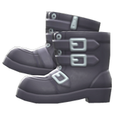Visual-Punk Boots Animal Crossing New Horizons | ACNH Items - Nookmall