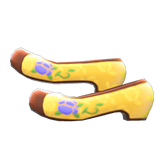 Traditional Flower Shoes Animal Crossing New Horizons | ACNH Items - Nookmall
